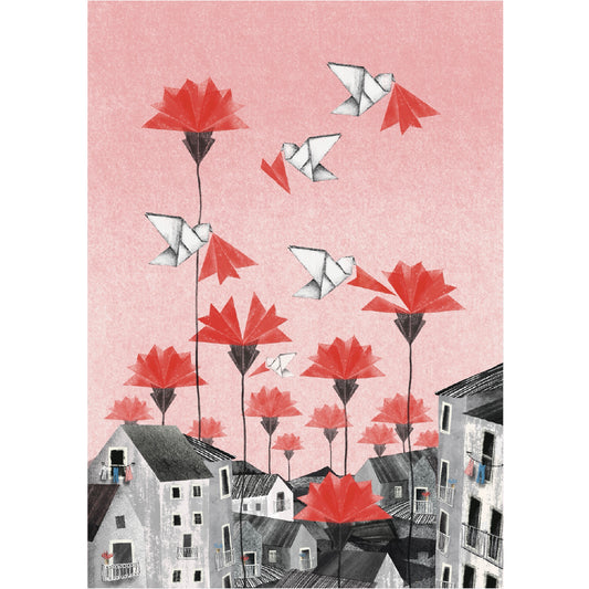 Casas & cravos origami